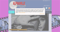 Desktop Screenshot of cineclubalphaville.it