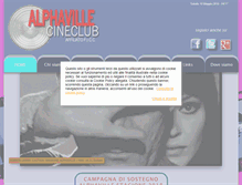 Tablet Screenshot of cineclubalphaville.it